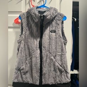 The North Face Gray Fleece Vest